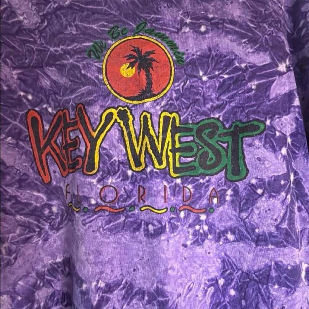 Anvil Key West Florida Tie Dye T-Shirt